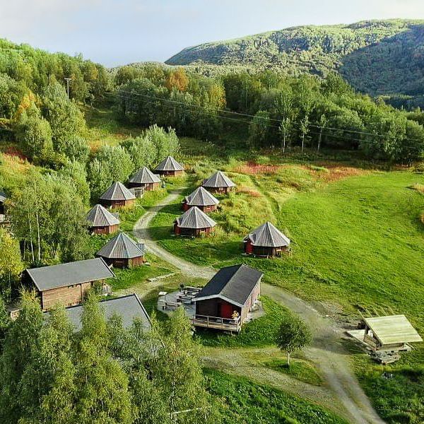 Oversiktsbilde Arctic Cabins Vestvatn